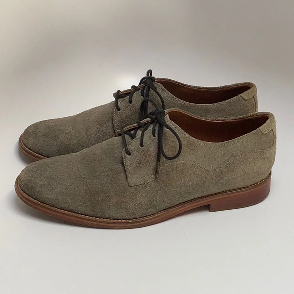 J. Shoes Men’s Suede Derby Dress Casual Office Shoes Size 9